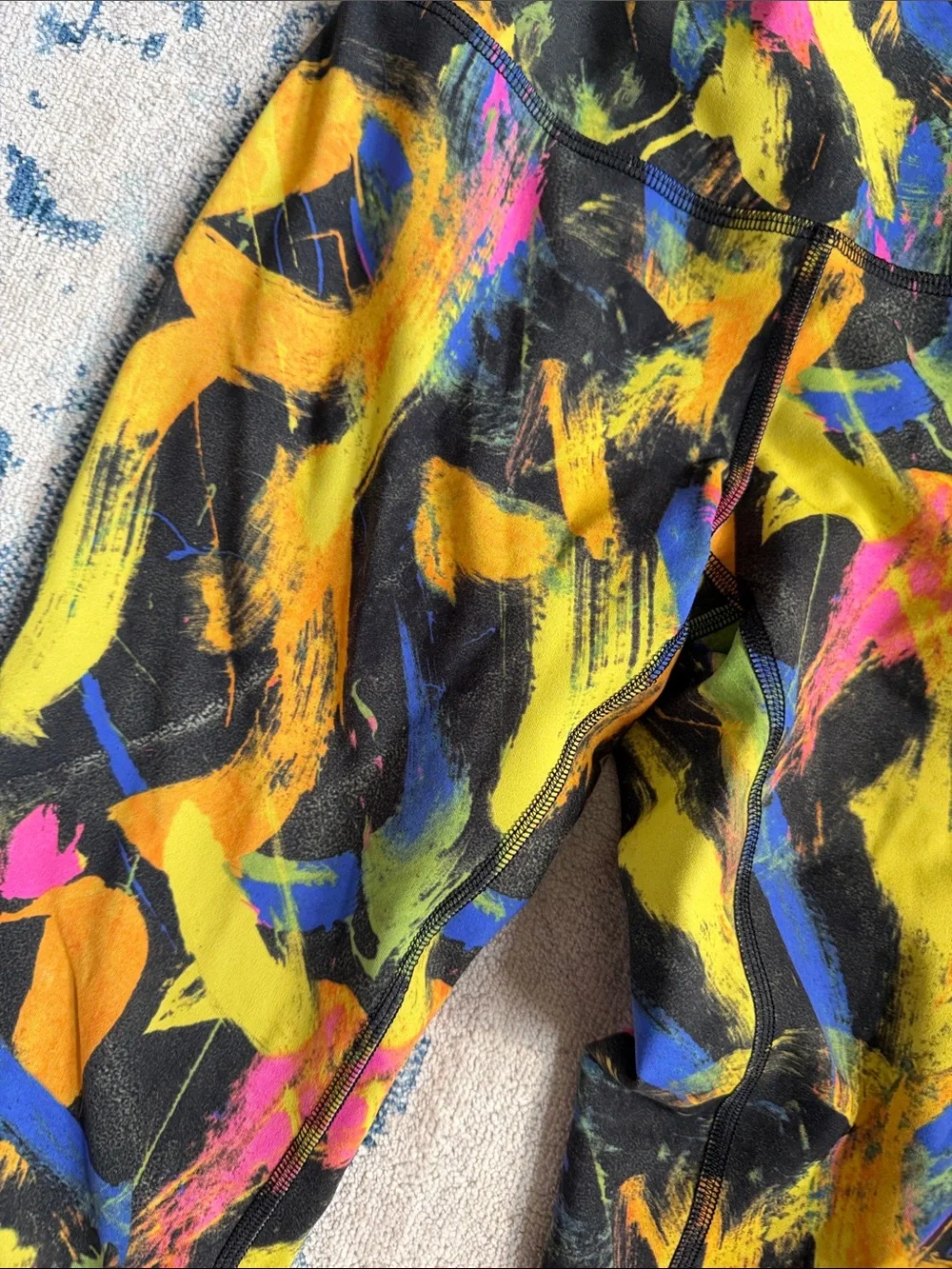 lululemon athletica Kids Neon Brushstroke Leggings